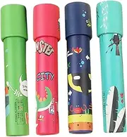 Totority 4pcs Kids Observe Toy Paper Kaleidoscopes for Toddlers Portable Kaleidoscope Toys Unique Designs Random Style