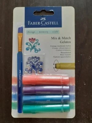 #121806 Faber-Castell Gelatos Mix and Match Crayon - Metallic