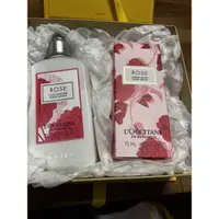 在飛比找蝦皮購物優惠-歐舒丹-玫瑰身體乳250ml+玫瑰護手霜75ml禮盒