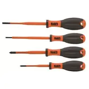 KLEIN VDE Slim Screwdrivers - 4 Piece A32690INS