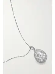 [Fabergé] Fabergé - Emotion 18-karat White Gold Diamond Necklace - Silver - One size One size Silver