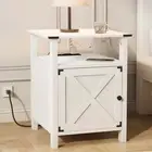 Nightstand for Bedroom Set of 2,Farmhouse Nightstand Bedside Table for Bedroom F