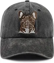 [Gomcdlwn] Dog Lover Gifts Hat for Men Women, Funny Adjustable Cotton Embroidered Puppy Pet Baseball Cap