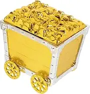 NAMOARLY Children's Treasure Chest Toy Plastic Mining Cart Creative Plaything Easy Maintenance