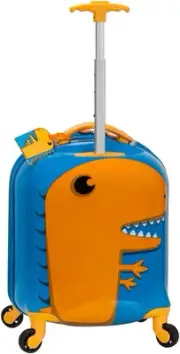 Rockland Kids Hardside Spinner Luggage, Dinosaur, Carry-On 19-Inch