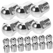 TOGEVAL 100pcs Tire Valve Caps: Universal Plastic Valve Stem Covers - Wheel Stem Caps for Cars Motorcycles Bicycles Trucks Dustproof and Easy to Install