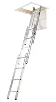 3 Section Loft Ladder with Handrail - 76003