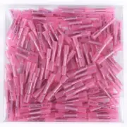 100Pcs 22-16 Gauge Heat Shrink Wire Butt Connectors Waterproof Splice Terminals