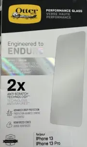 OtterBox Trusted Glass Screen Protector iPhone 13, 13 Pro & 14
