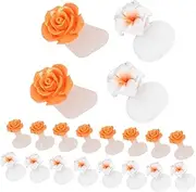 PENIKOKO 16Pcs Silicone Toe Separators for Pedicure Soft Toe Spreaders for Nail Polish Comfortable and Reusable Nail Art Tools for Beginners and Experts