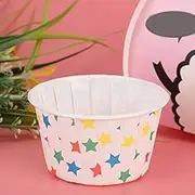 Haofy 50PCS Cupcake Liners Paper Round Cake Cups, Muffin Liners Cupcake Wrappers,Colorful Premium Baking Cups for Baby Shower Decorations, Party Supplies for Wedding Party Birthday Decorations