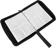 FOYTOKI Game Card Storage Organizer with Hand Strap Scratch Resistant Cards Binder for Football Baseball
