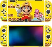 Super Mario Brothers - Maker - Original Switch Compatible Strong Hard Wearing Plastic Case Shell Protective Cover for Switch Console and Joy Cons