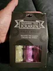 Bags Release The KRAKEN Toilet Bombs Lemongrass Scented Novelty Gift New