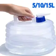 5/10/15L Portable Collapsible Bucket Emergency Camping Water Storage Tank