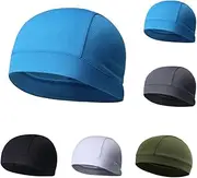 [CATIEBYE] Beanie Cap for Men Women Cycling Headband Quick Dry and Comfortable Beanie Cycling Cap for Men Black