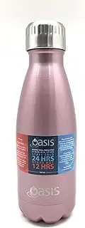 [OASIS] Stainless Steel Double Wall Insulated Water Bottle 500ml Champagne