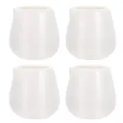 4 Pcs Coffee Creamer Pourer Frothing Cup Ceramic Milk High-end Cups