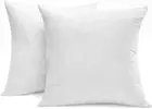 Luxury Goose down Feather Pillow Inserts - 26X26In, Double Layered Down-Proof De
