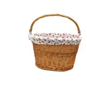 Go Easy Front Wicker Bicycle Basket