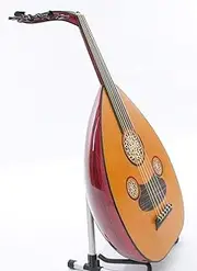 Arabic Professional Oud made of Rare Purpleheart Wood - Cedar Top, Ebony fingerboard & Kurschner Strings Installed