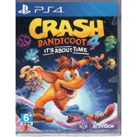 在飛比找蝦皮商城優惠-PS4遊戲 袋狼大進擊 4 時空之旅 Crash Bandi