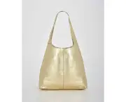 Cobb & Co Lynx Metallic Hobo With Pouch - Gold