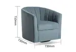 STOKES Swivel Accent Chair