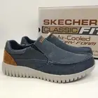 Skechers Go Walk Smart Gron Mens Size 8.5 Navy 204188 Casual Dress Comfort Shoes