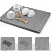 Mat Kitchen Counter Diatomaceous Earth Easy To Clean Absorbent Dish Mats