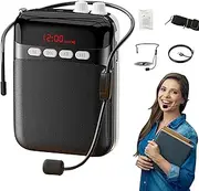 Personal Voice Amplifier | Pa System Speaker with Clear Sound,Wireless Amplifier with Extended Battery Life for Shopping Malls Presentations