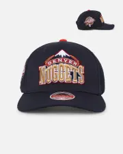 [MITCHELL & NESS] Mitchell & Ness Denver Nuggets 'All Star Collection' Mvp Snapback Navy - Size ONE ONE Navy