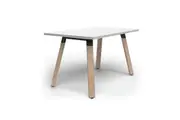 OL Plantation Meeting Table in White Top