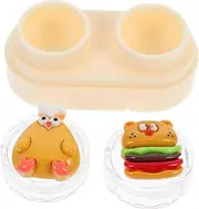 [Yardenfun] Portable Contacts Lens Storage Box Leak Drawer Access for Travel Daily Use