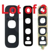 Lot of 3 Samsung Galaxy S10E/S10/S10 Plus Rear Main Back Camera Glass Lens Cover