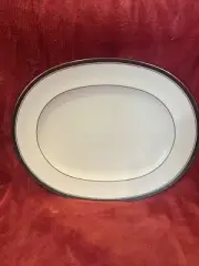Noritake China ARDMORE PLATINUM 7601 15 1/2” OVAL SERVING PLATTER - NWT