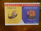 GLENCOE #3301 VIKING SHIP & CHINESE JUNK PLASTIC MODEL KIT,(NEW IN SEALED BOX)