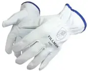 Tillman 1415 Unlined Top Grain Goatskin Drivers Gloves, Medium, White