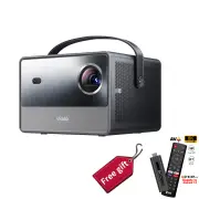 [EU Direct English Version]Vidda C1Air RGB Portable Triple Color Lase Projector 1080P 1000Ansi Lumens Android WIFI6 4+64
