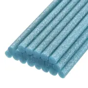 20pcs Hot Melt Glue Gun Sticks,200mmx11mm for Most Glue Guns,Glitter Sky Blue