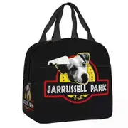 a1951 Jarrussell Park Jack Russell Terrier Dog Insulated Lunch Bags Animal Resuable Lunch Tote Food Box sz460