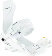 Nitro Team Pro Men's Snowboard Bindings, White Shadow, Large