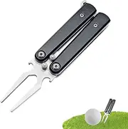 Golf Tools for Men - Golf Divot Repair Tool,Multifunctional Portable Green Maintenance Device for Adults Garden, Small Beer Bottle Opener