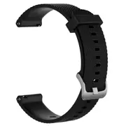 2Pc For Ticwatch C2 Smart Watch Replacement Solid Silicone Strap Wristband Black
