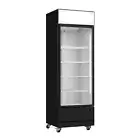 LCE 370L Black Single Glass Door Colourbond Upright Drink Fridge LC370B
