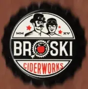 USA Plastic Lined Beer Crown Bottle Cap: Broski Brewing Cider