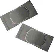 GOOHOCHY 1 Pair Comfortable Elbow Protector Sleeves for Sports Reliable Slip Cycling and Basketball Arm Support High Sweat Absorption Stylish Design Grey
