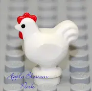 NEW Lego Minifig WHITE CHICKEN - Castle Hen Chick Farm Bird Animal Minifigure
