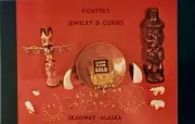 Richter's Jewelry & Curios Skagway Alaska Postcard