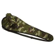 Badminton Racquet Cover Bag Racket Paddle Carrying Bag w Strap, Dark Camo